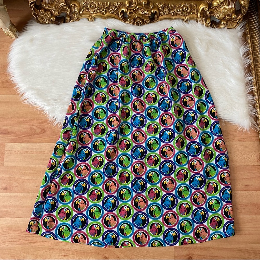 Bob Mackie Parrot Wearable Art Skirt - Picture 4 of 6